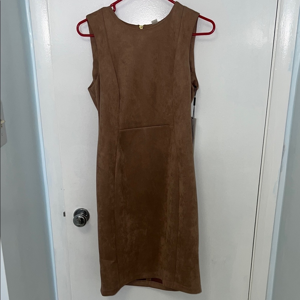 Calvin Klein Brown Sleeveless Dress